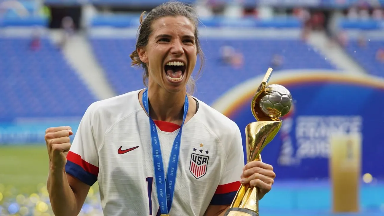 Bintang USWNT Tobin Heath Umumkan Pensiun