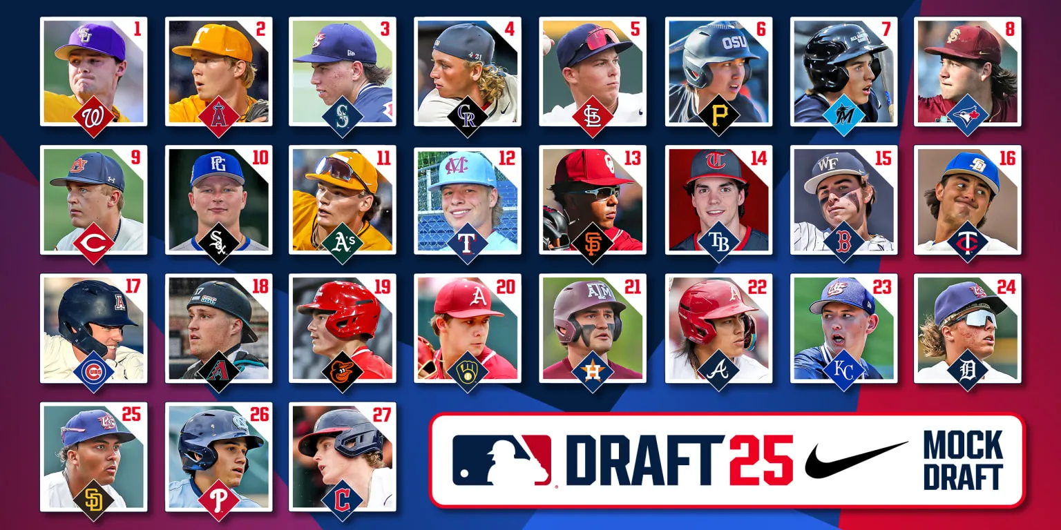 The 2025 Draft begins on Sunday! Here's the latest mock